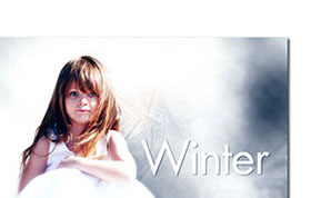 Title cards depicting Summer & Winter with young girls as the seasons' fairies.